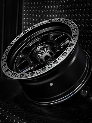Llantas 17x9 6x114 ET 0 BlackRhino Negro mate con cromado