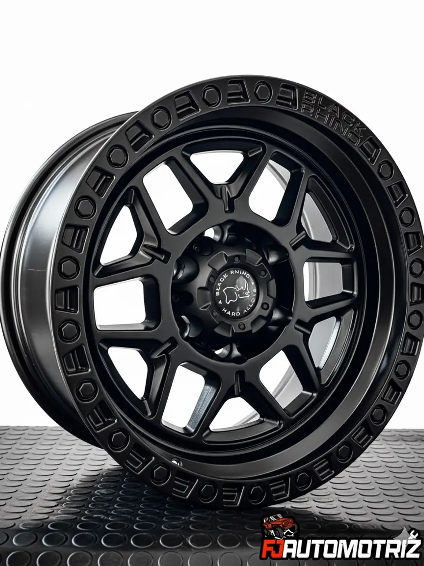 4 Llantas 16x8 6x114 ET 0  Black Rhino  Negra Mate 1