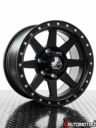  LLANTAS 16X8 6X139.7 ET 0 MAMBA NEGRO MATE
