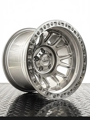 4 Llantas 15x10 5x114.3 et -44 cromadas AMS 