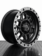 4 Llantas 17x9 6x139.7 BlackRhino ET 0  Negro mate - Cromado - Miniatura 1