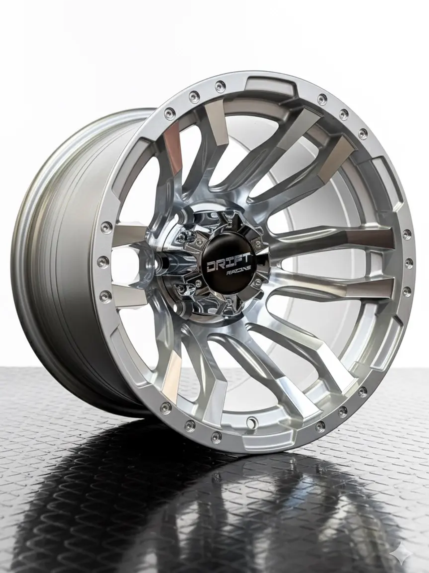 4 Llantas 16x10 6x139.7 ET -44 CROMADAS DRIF R 1