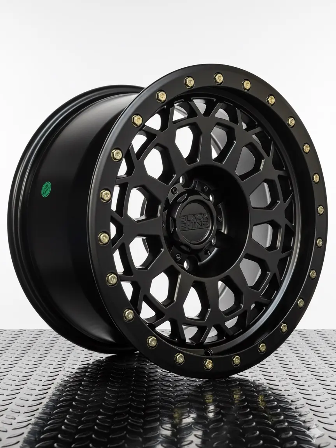 4 Llantas 17x9 6x139.7 ET -12  Black Rhino negro mate estilo beadlock 1