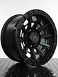 4 Llantas 17x9 6x139.7 Et -12 Blackrhino negro mate - Miniatura 1