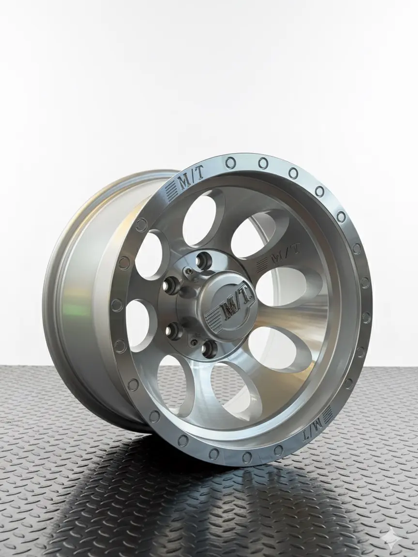 Llantas 16x10 6x139.7 ET-44 M/T Full Cromadas (set 4 un) 1