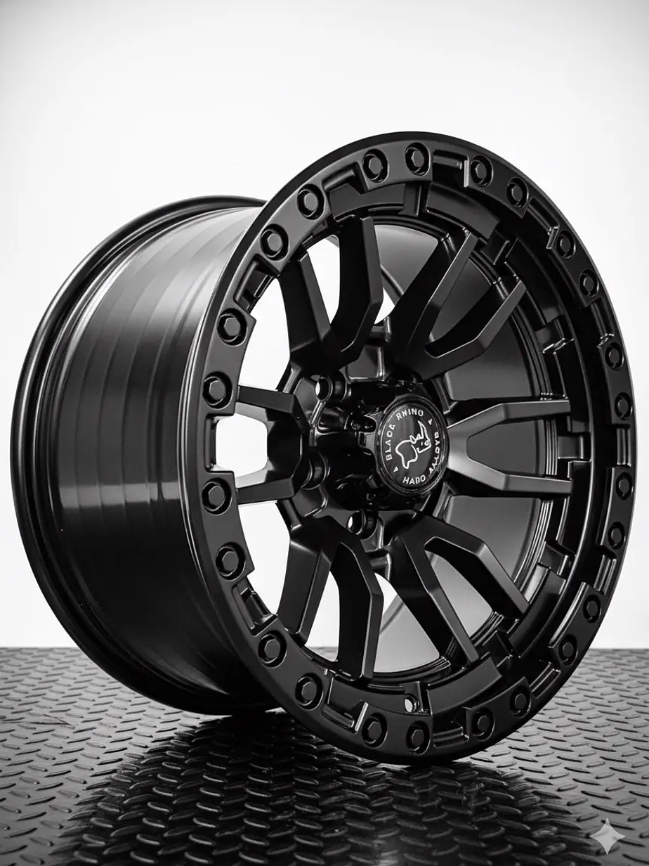 4 Llantas 17x9 6x114 Et 10 Blackrhino Negro  1