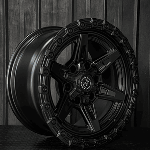 4 Llantas 17x9 6x139.7 Et -12 negro mate Blackrhino