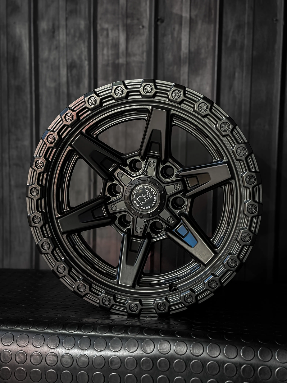 4 Llantas 17x9 6x139.7 Et -12 negro mate Blackrhino 4