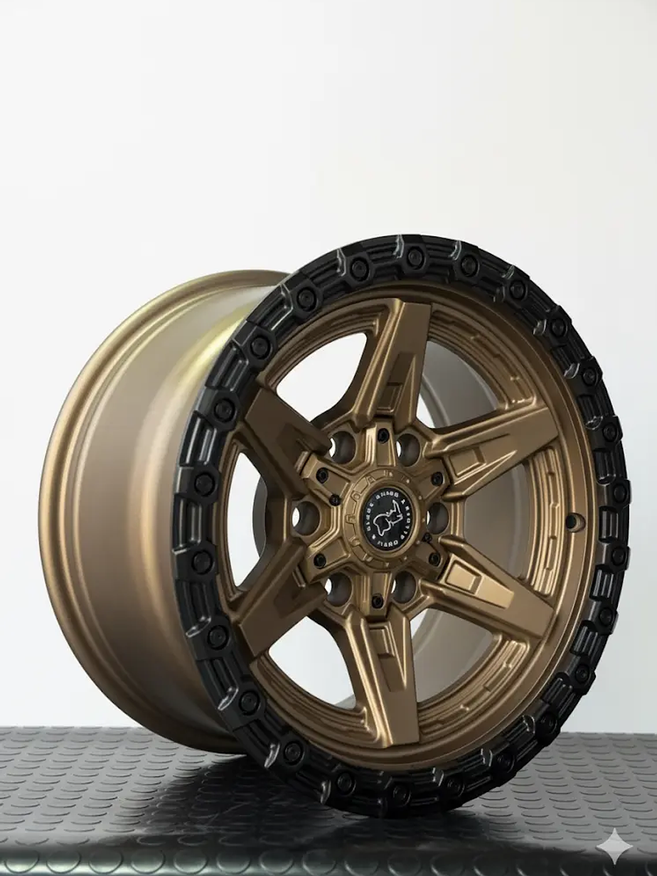 4 Llantas 17x9  6x139.7 ET -12 Bronce Blackrhino 1