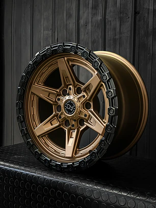 Llantas 17x9  6x139.7 ET -12 Bronce Blackrhino ( 4 LLANTAS )