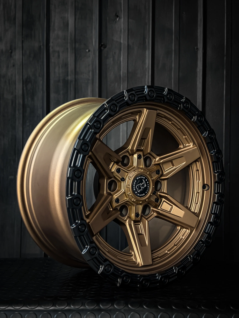 4 Llantas 17x9  6x139.7 ET -12 Bronce Blackrhino 4