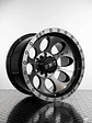 Llantas 16x10 6x139.7 ET-44 Cromadas/Negro Gloss ( set 4 un) - Miniatura 1