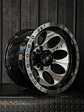 Llantas 16x10 6x139.7 ET-44 Cromadas/Negro Gloss ( set 4 un) - Miniatura 2