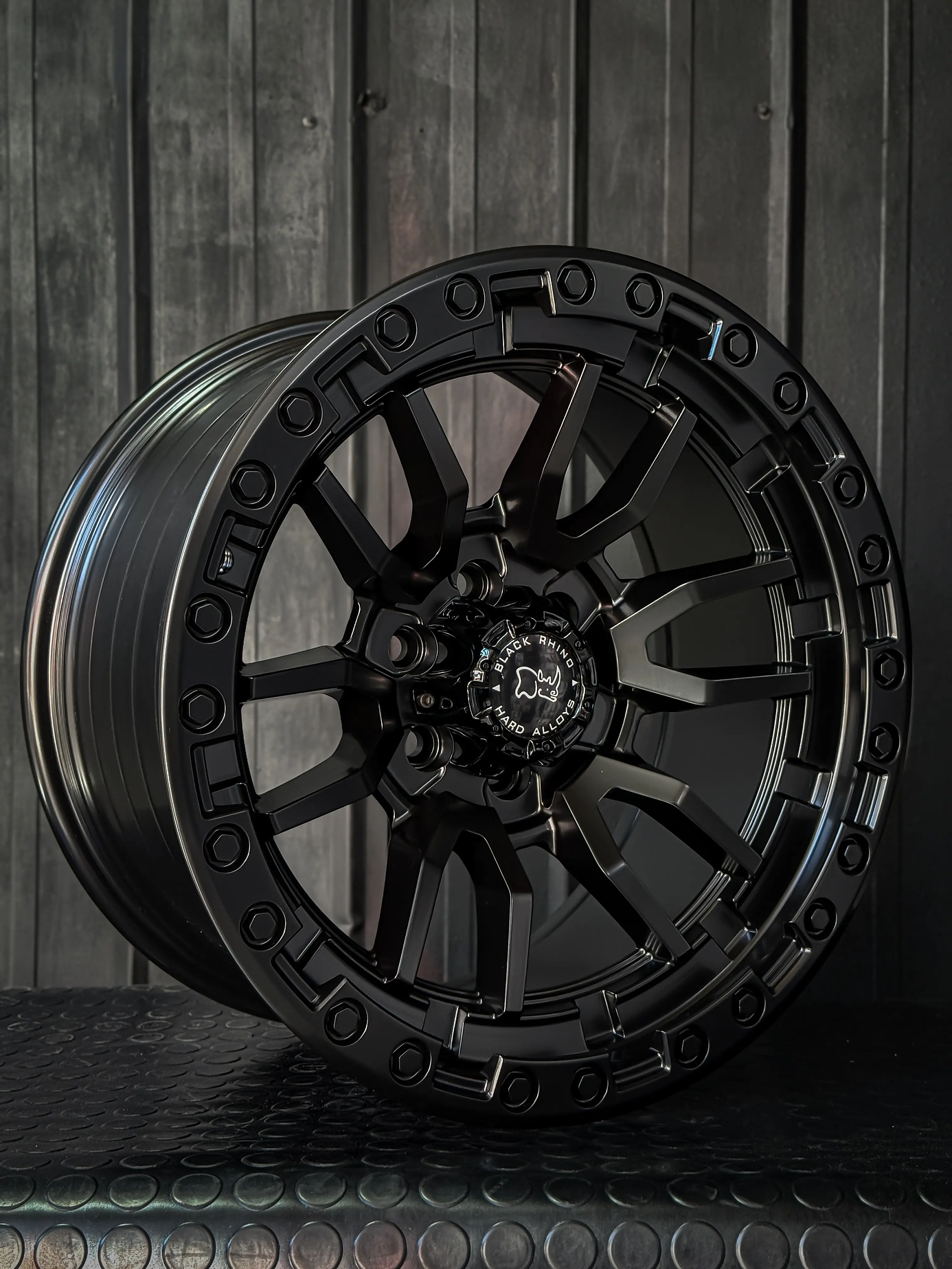 4 Llantas 17x9 6x114 Et 10 Blackrhino Negro  2