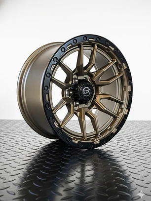 llantas 17x9 6x114 et -12 blackrhino bronce ( 4 LLANTAS )