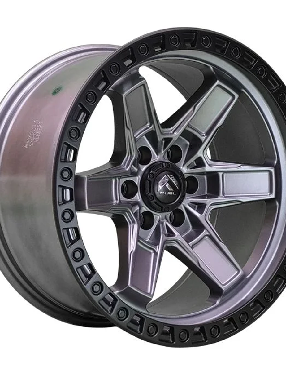 Llantas 17x9.0 6X139.7  ET-12 FUEL GRIS ( 4 LLANTAS )  1