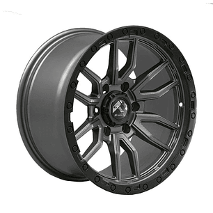 Llantas 17x9.0 6X139.7  ET-12 Fuel Gris ( 4 LLANTAS )