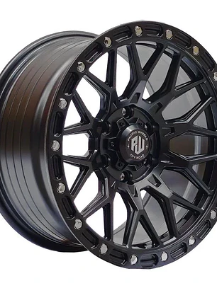 Llantas 17x8.5 6X139.7  ET20 NEGRO MATE/GLOSS ( 4 LLANTAS )