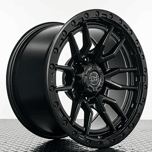LLANTAS 17X9 6X130 ET -12 BLACK RHINO NEGRO MATE 