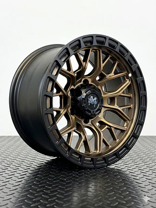LLANTAS 17X9 6X139 ET -12 MONSTER BRONCE
