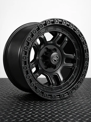 LLANTAS 17X9 6X114 ET -12 BLACK RHINO NEGRO MATE ( 4 LLANTAS )
