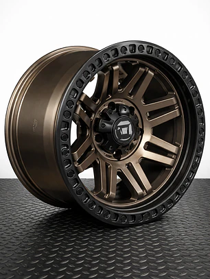 LLANTAS 17X9 5X127 ET-12  FUEL BRONCE ( 4 LLANTAS )