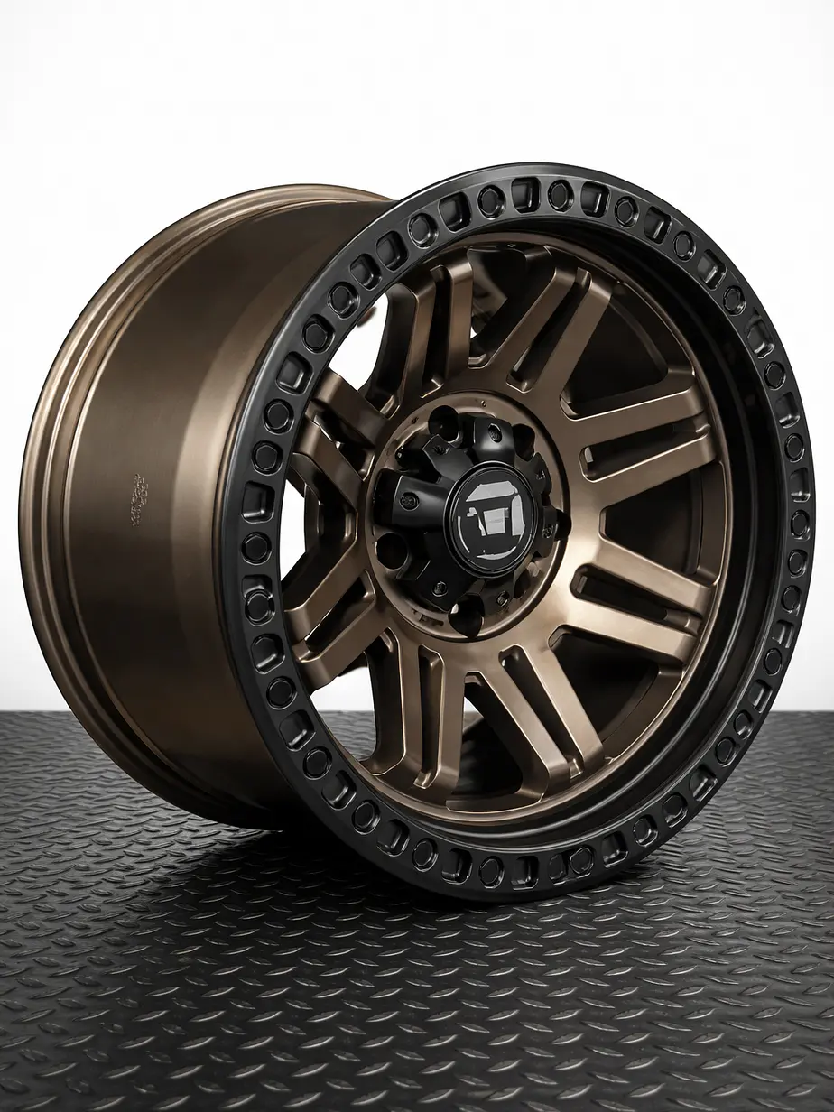 LLANTAS 17X9 5X127 ET-12  FUEL BRONCE ( 4 LLANTAS ) 1