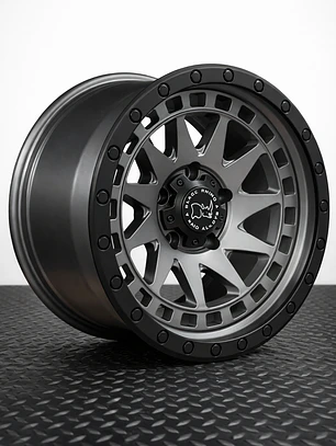 LLANTAS 17X9 5X127 ET-12  BALCK RHINO GRIS ( 4 LLANTAS )