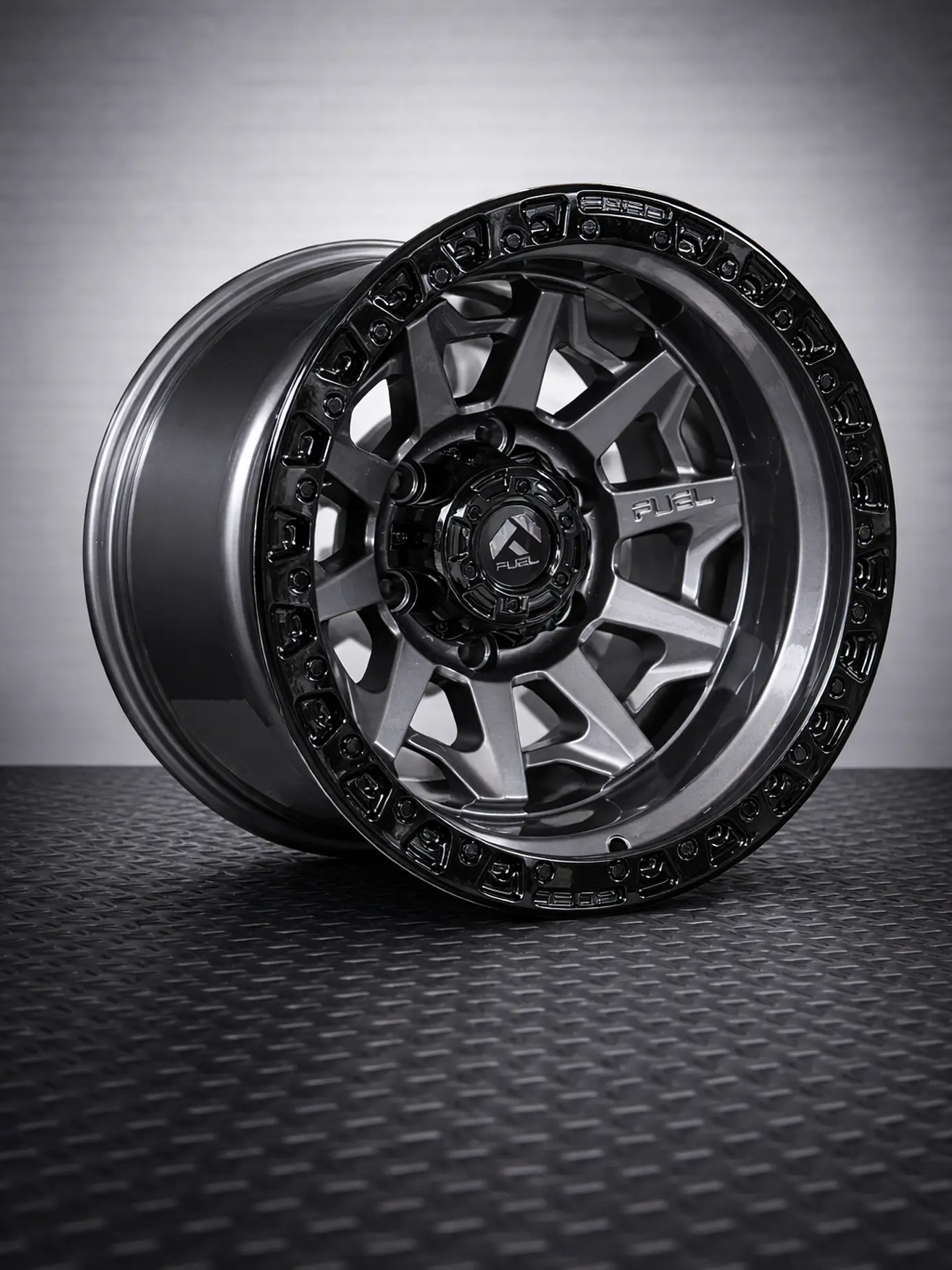LLANTAS 16X10 6X139 ET -25 FUEL GRIS GLOSS 1