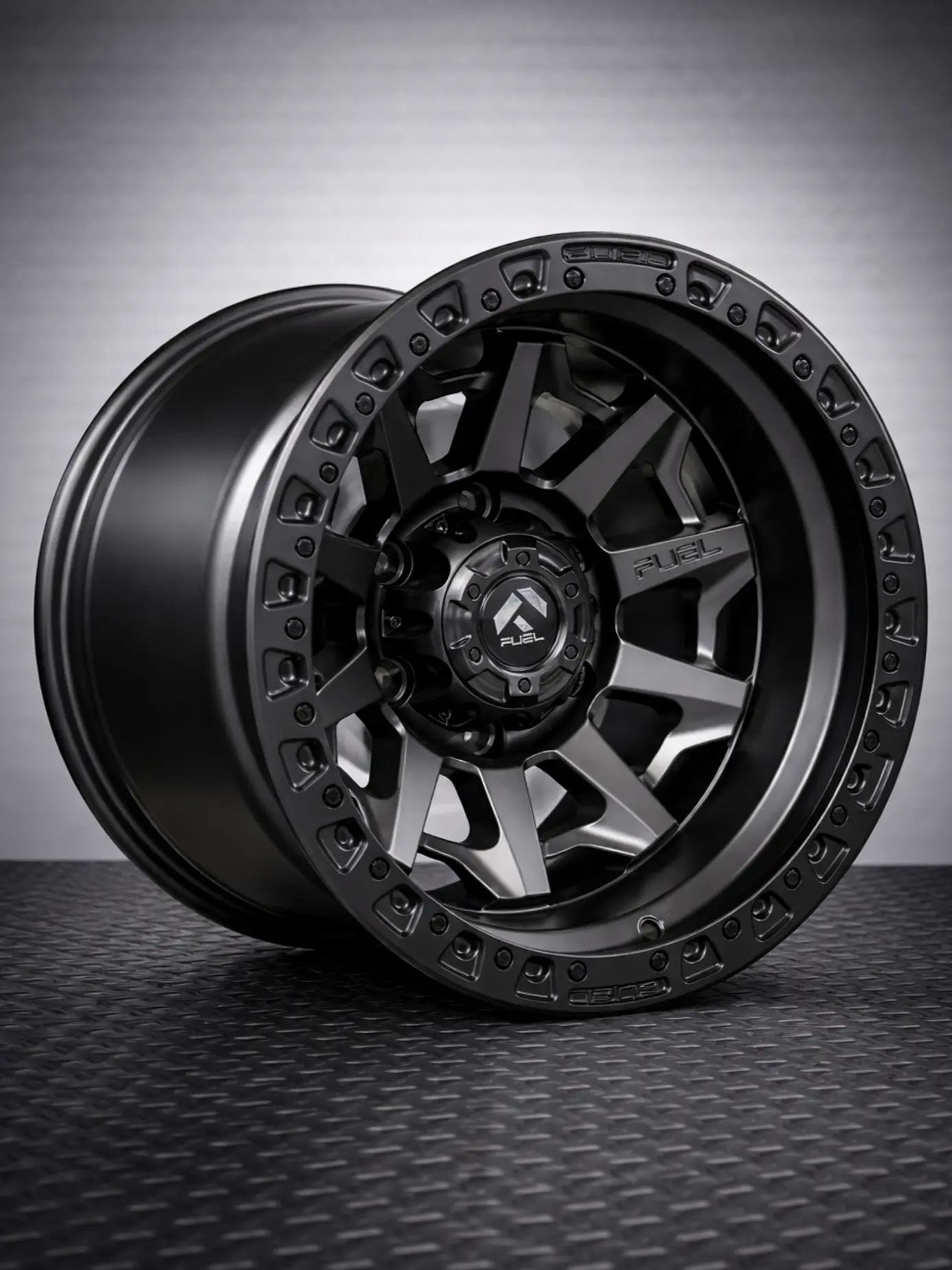 Llantas 16x10 6x139.7 NEGRA -25 FUEL  ( 4 LLANTAS ) 1