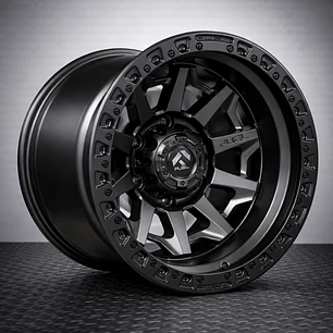 Llantas 16x10 6x139.7 NEGRA -25 FUEL  ( 4 LLANTAS )