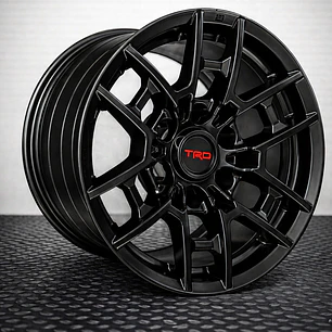 LLANTAS 17X9 6X139 ET-12 TRD NEGRO MATE 