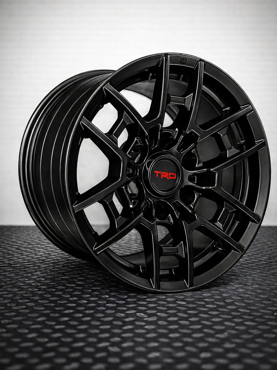 LLANTAS 17X9 6X139 ET-12 TRD NEGRO MATE  1