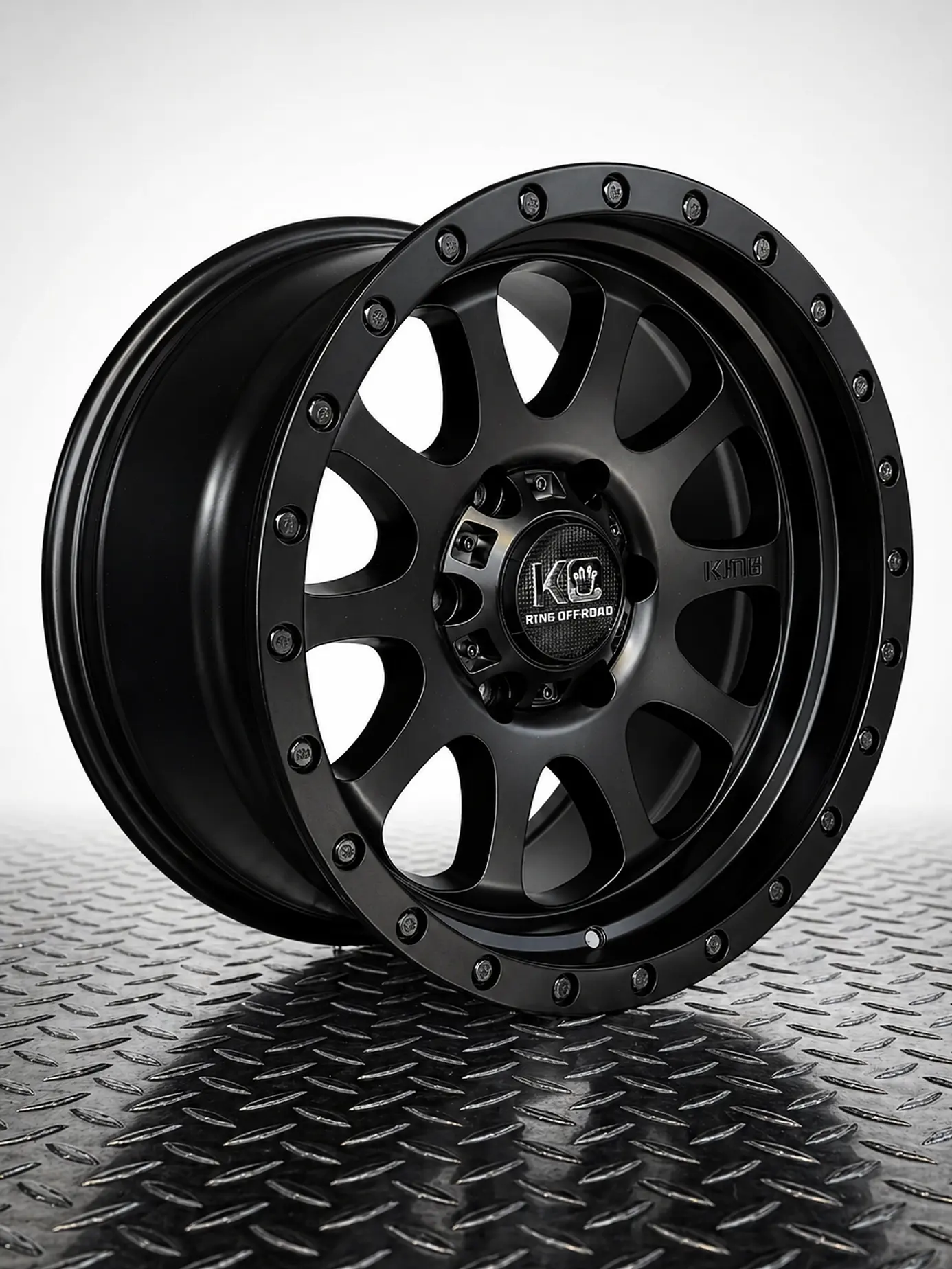 llantas 17x9 6x139.7 et 0 KING OFF ROAD NEGRO MATE  1