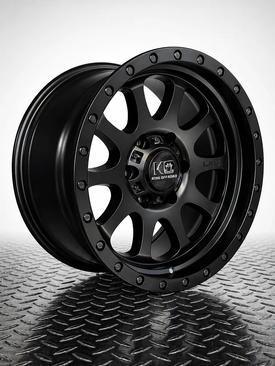 llantas 17x9 6x139.7 et 0 KING OFF ROAD NEGRO MATE  1