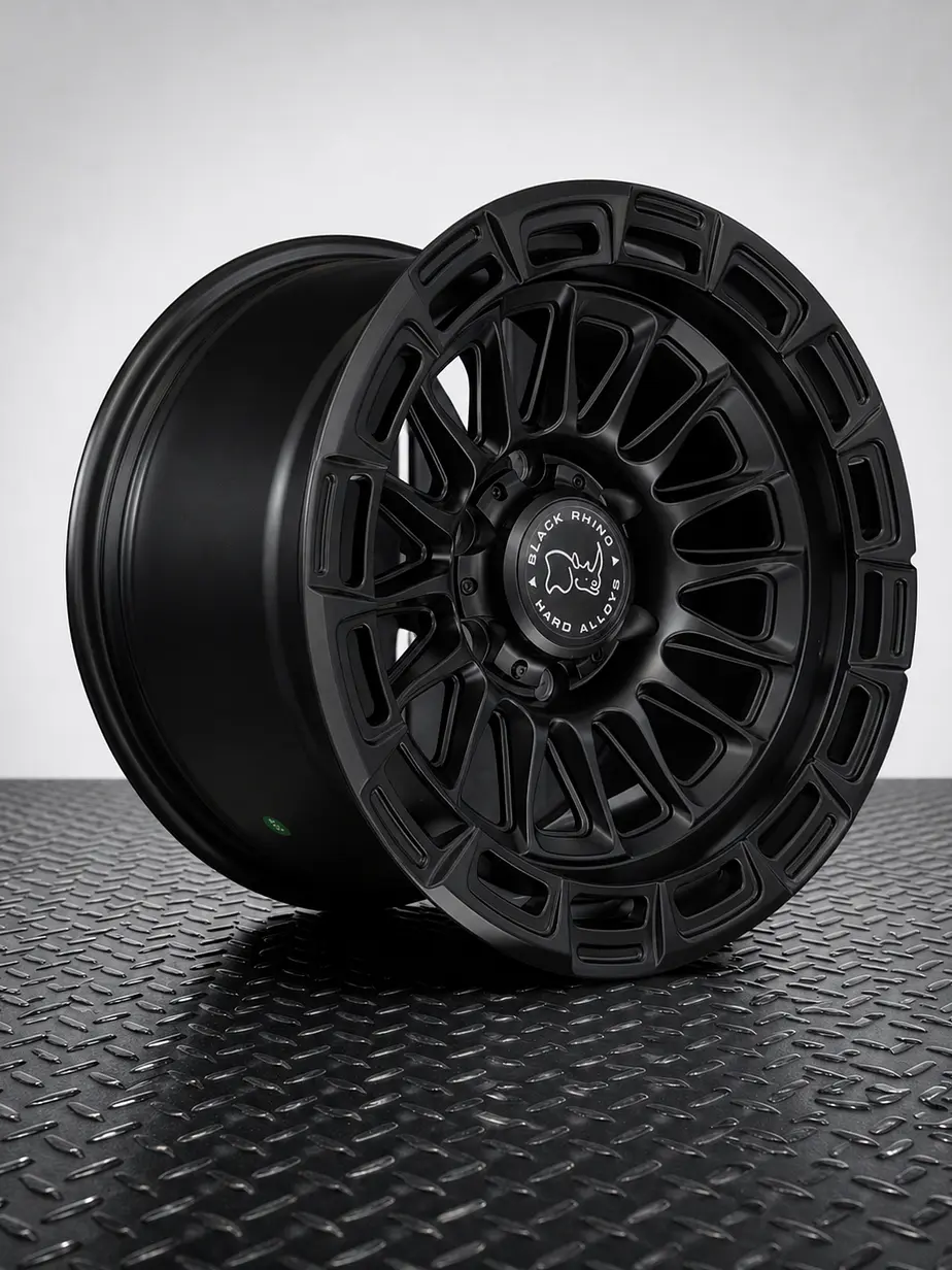 LLANTAS 17X9 6X139 ET0 BLACK RHINO NEGRO MATE 1