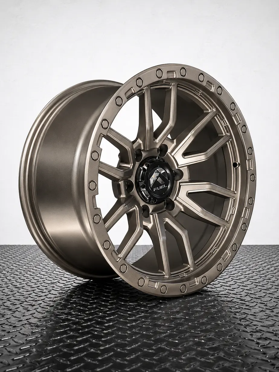 LLANTAS 17X9 6X139 FUEL ET-5 BRONCE 1