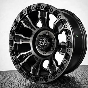 LLANTAS 17X9 6X114 ET 10 BLACKRHINO GRIS/NEGRO