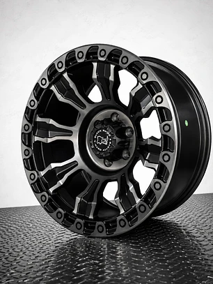 LLANTAS 17X9 6X114 ET 10 BLACKRHINO GRIS/NEGRO ( 4 LLANTAS )