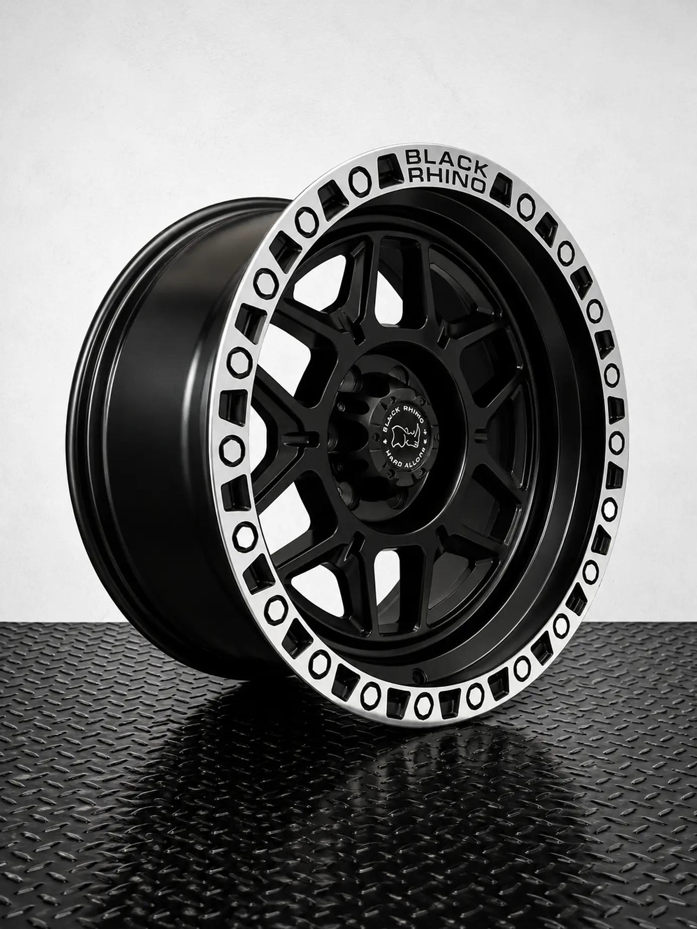 LLANTAS 17X9 6X114 ET 10 BLACKRHINO NEGRO/CROMADO 1