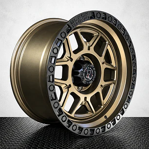 LLANTAS 17X9 6X114 ET10 BLACKRHINO BRONCE