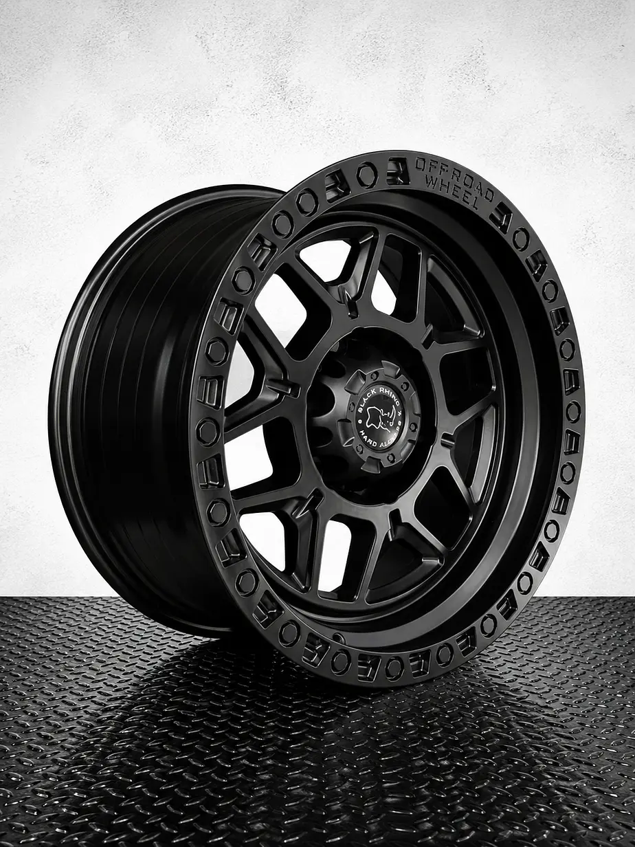 LLANTAS 17X9 6X139 ET 0 BLACK RHINO NEGRO MATE 1