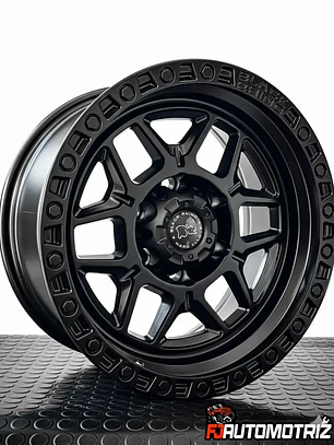 LLANTAS 16X8 6X114 ET0 BLACKRHINO NEGRO MATE ( 4 LLANTAS )