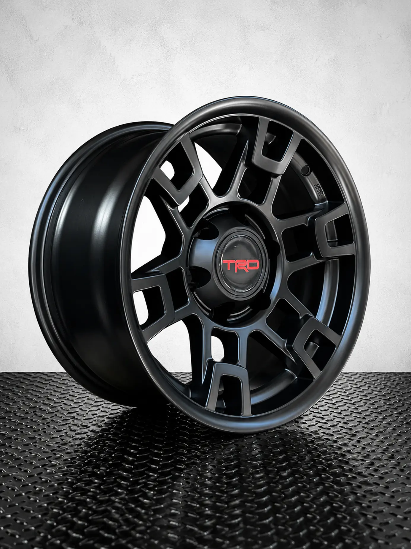 LLANTAS 16X8 6X139 ET 0 TRD NEGRO MATE 1