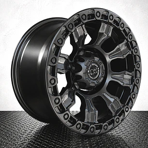 LLANTAS 16X8 6X139 ET 0 BLACKRHINO NEGRO MATE