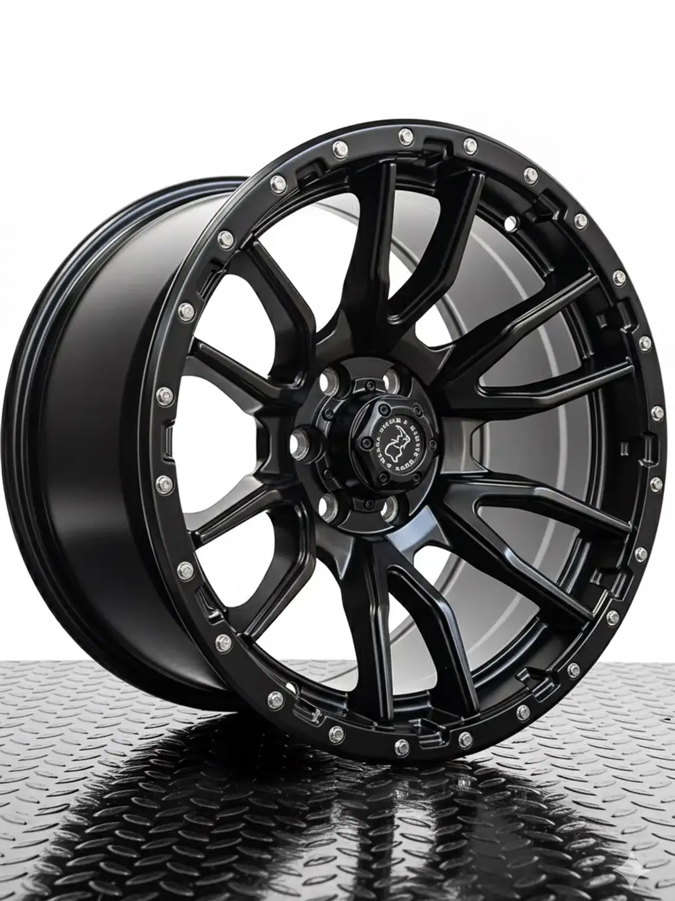 LLANTAS 17X9 6X130 ET 0 BLACK RHINO NEGRO 1