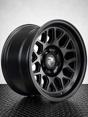 Llantas 17x9 6x139.7 ET -38 PW Negro Mate ( 4 Llantas )