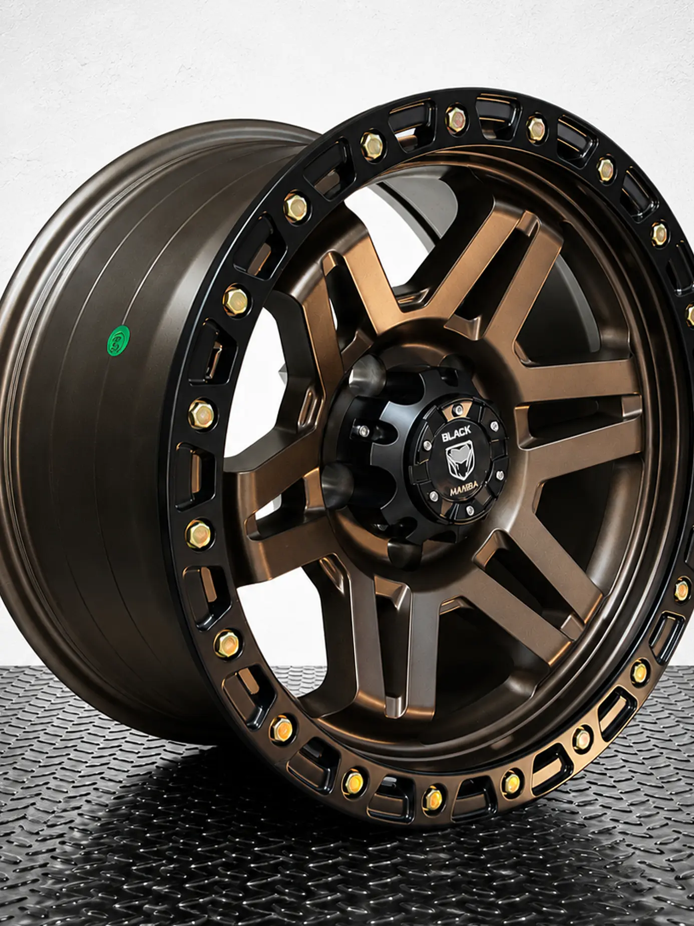 LLANTA 17X9 5X127 ET -12 BLACK MAMBA BRONCE 1