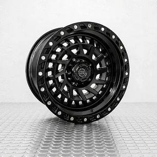 Llantas 17x9 5x114.3  Black Rhino ET 0 Negro Mate 
