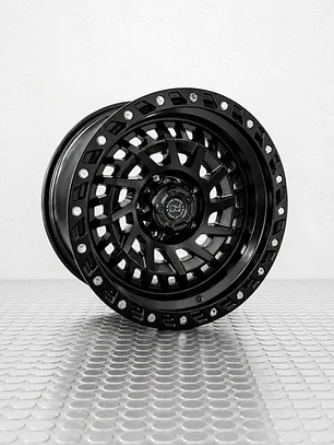 Llantas 17x9 5x114.3  Black Rhino ET 0 Negro Mate 